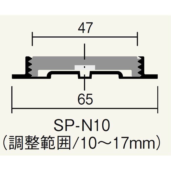 SPN10 スクリューパッキン SPN-10 ブラック