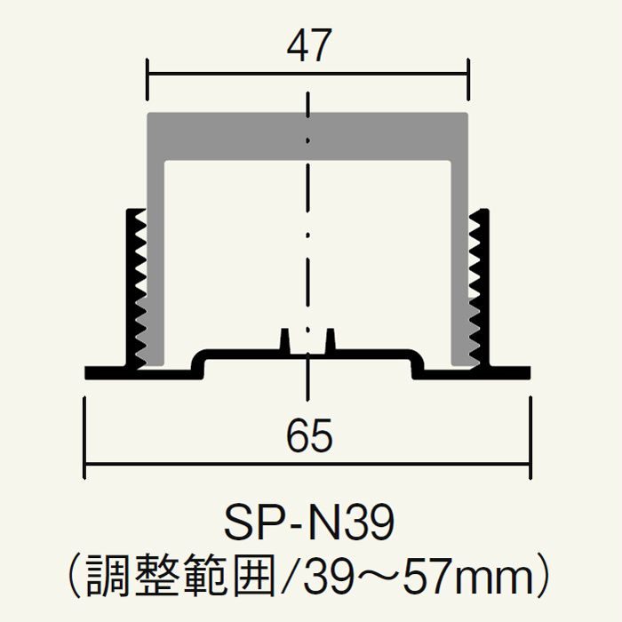 SPN39S スクリューパッキン SP-N39S ブラック