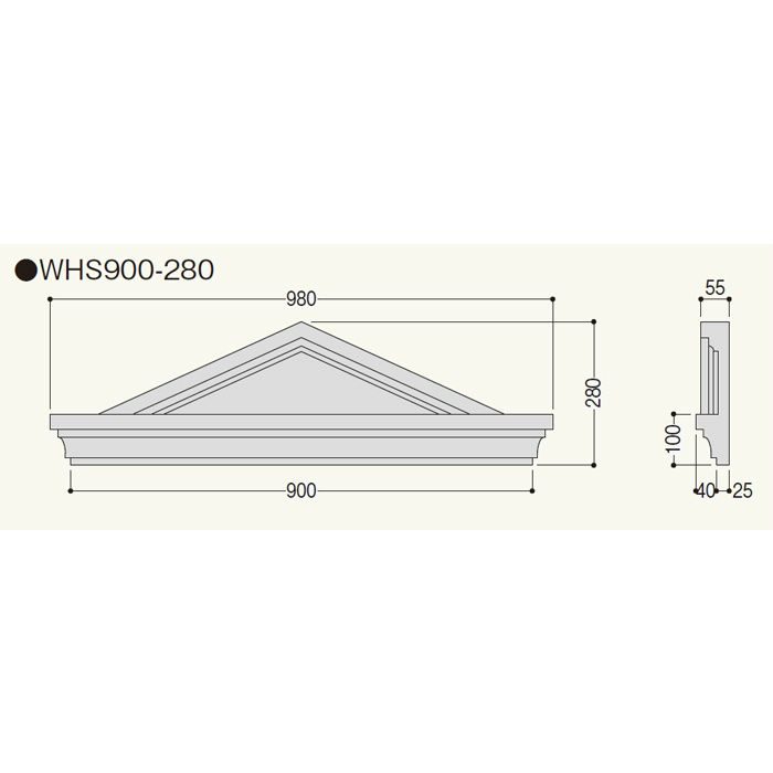 WHS9002 クラシカルEXA WHS900-280 ホワイト