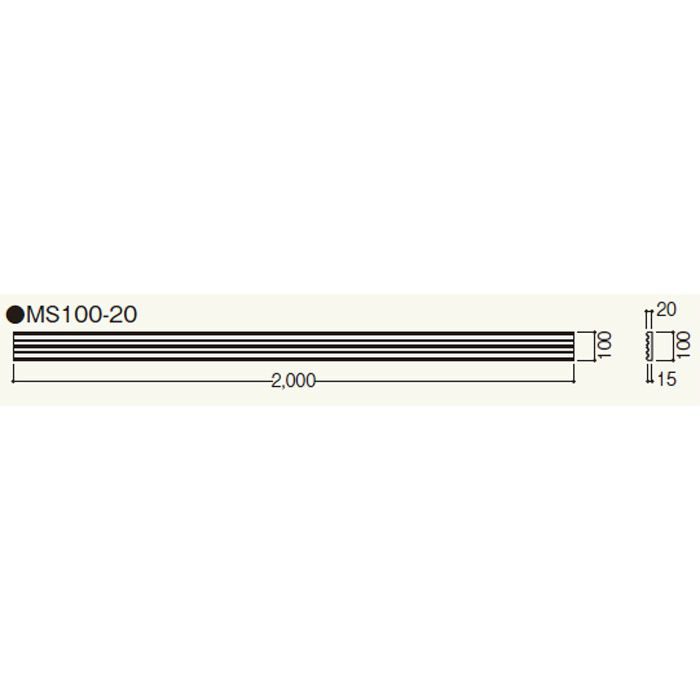 MS10020 クラシカルEXA MS100-20 ホワイト