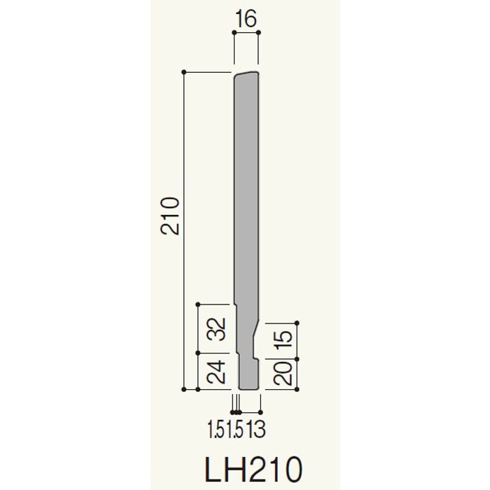 LH21WY セミックス破風板LH210 ホワイトY