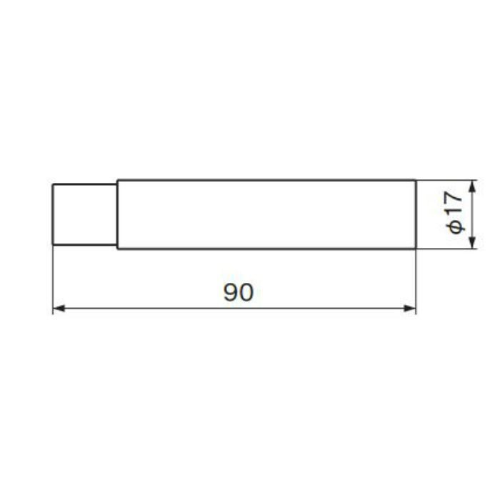 スリム円筒戸当り 90 仙徳 RB-3