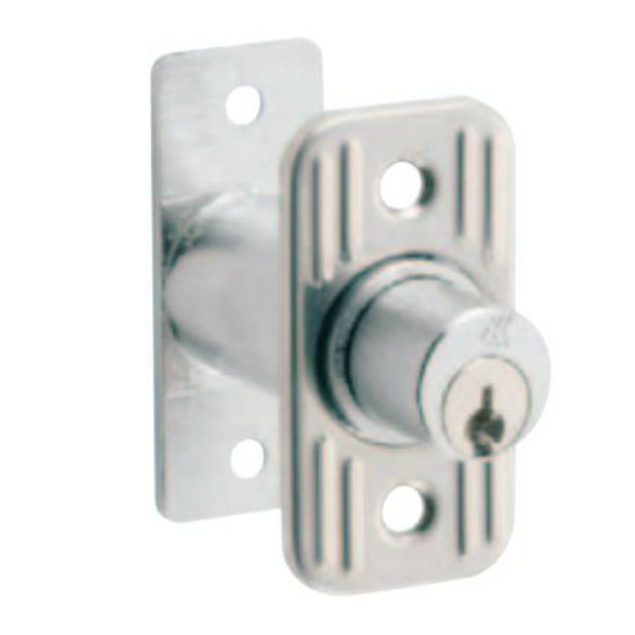 アルファワン アルファ 503 プッシュ栓錠 キー3本付 シルバー 10組/ケース アルファ