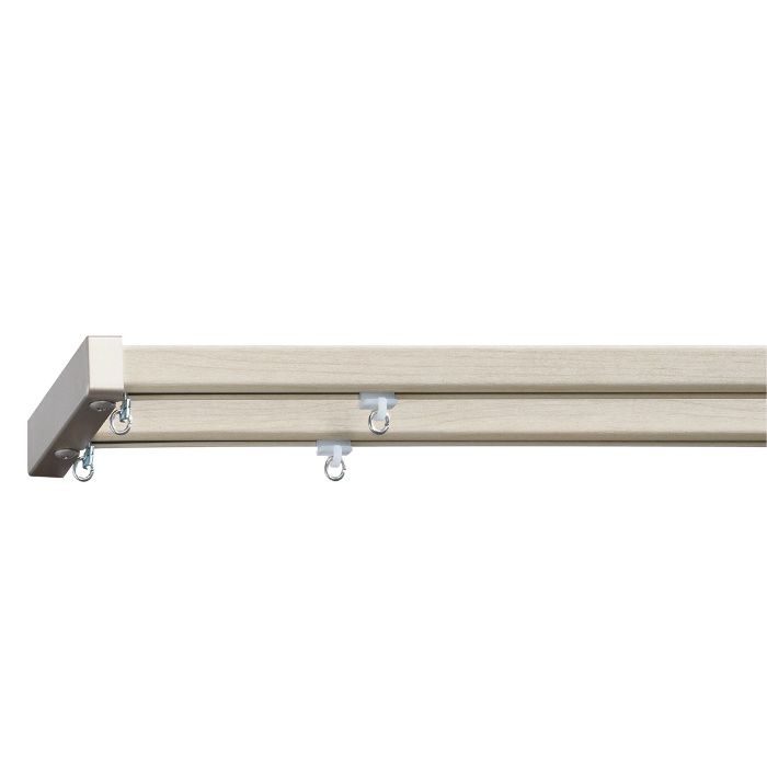 804422 エリート Mセット天井付（パールベージュ） アッシュグレイン ダブル2.73m 【セット品】