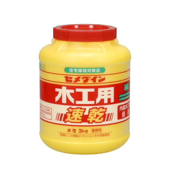 【小ロット品】 木工用速乾 3kg 1缶