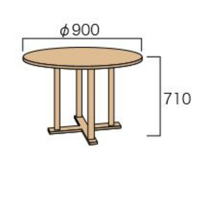 丸テーブル0909