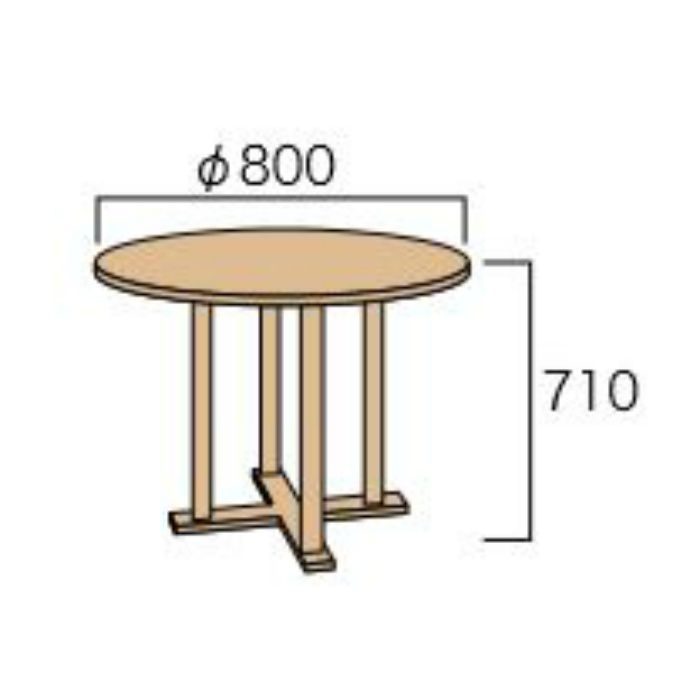 丸テーブル0808