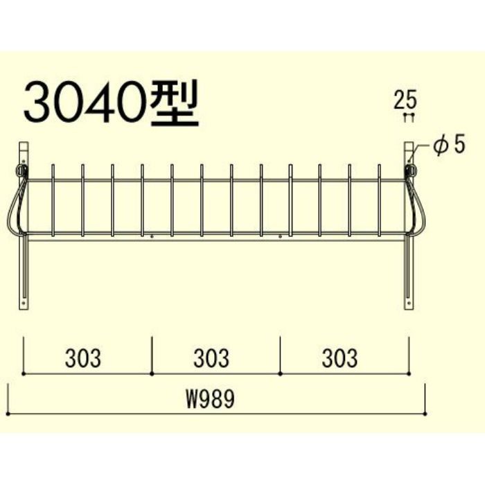 フラワーバルコニー N-10-3040型 ジャービス商事【アウンワークス通販】