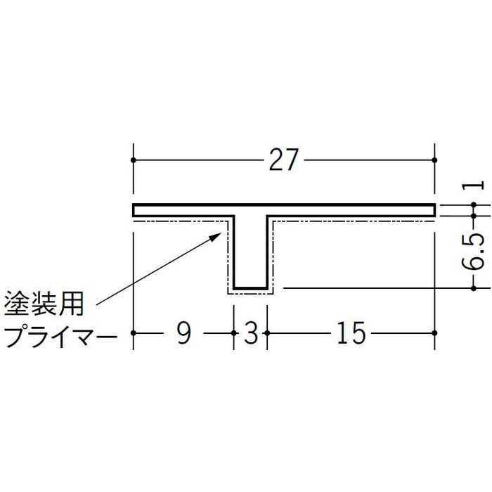 ペンキ用Tバー TP-7 ホワイト 1.82m 34226【セール開催中】