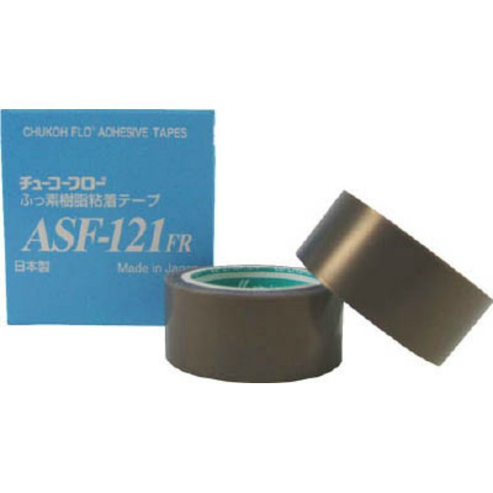 ASF121FR08X10 フッ素樹脂(テフロンPTFE製)粘着テープ ASF121FR 0.08t×10w×10m