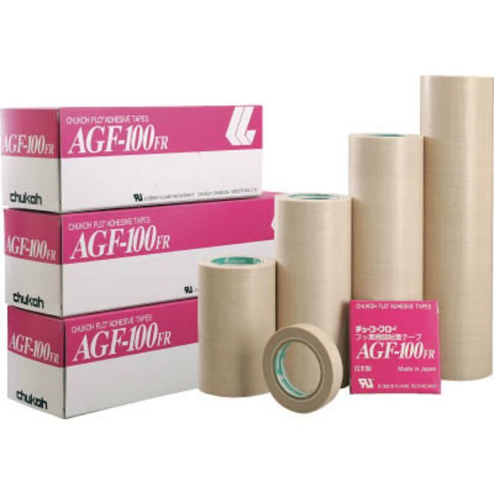 AGF100FR13X100 フッ素樹脂(テフロンPTFE製)粘着テープ AGF100FR 0.13t×100w×10m