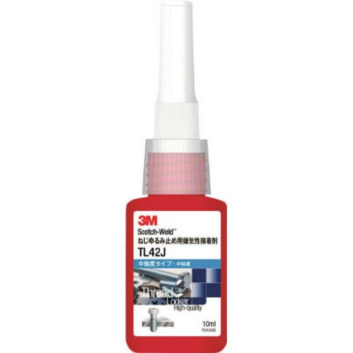 Scotch-Weld ねじゆるみ止め用嫌気性接着剤 TL43J 10ml TL43J10ML