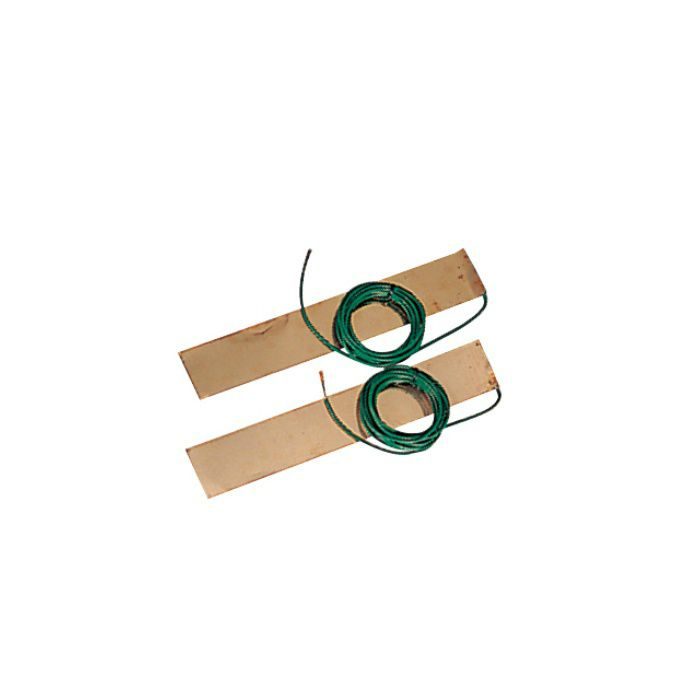 導電床材専用アース板 【セット品】 2枚/セット