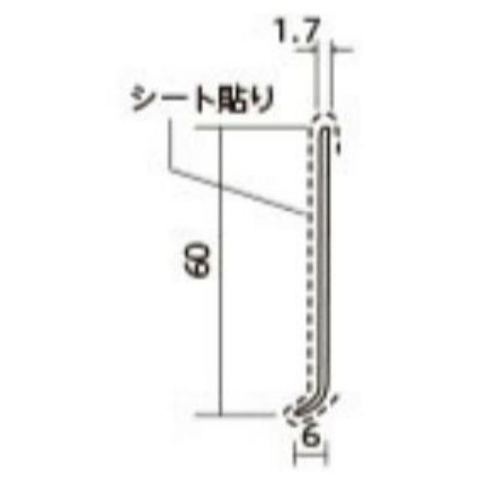 STK-13216 ビッグエース toccake モールドウォール ソフト巾木